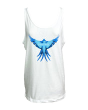 Load image into Gallery viewer, Bird Tribe Unisex Tank Top White